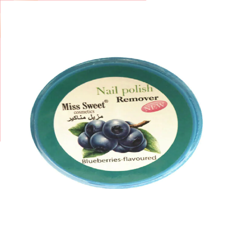 Miss Sweet Nail Polish Remover Pads Blueberries