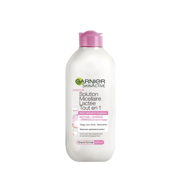 Garnier - SkinActive - All-in-One Milky Micellar Solution - All Skin Types, Even Sensitive - Large F