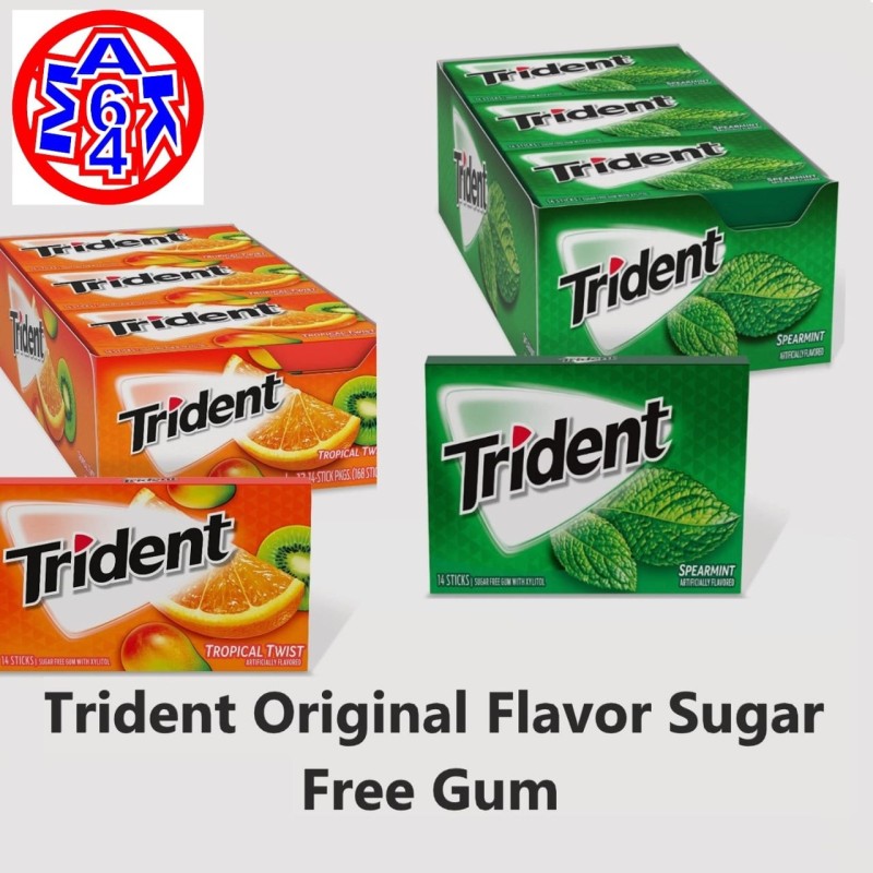 Trident Original Flavor Sugar Free Gum