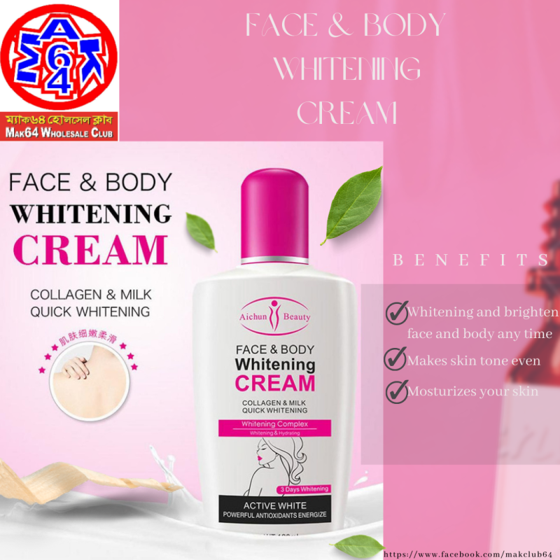 Face & Body Whitening Cream (aichun Beauty)