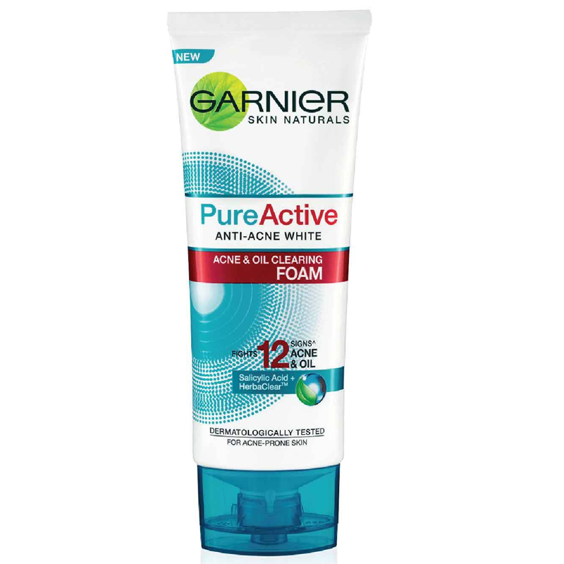 Garnier Pure active acne and oil foam