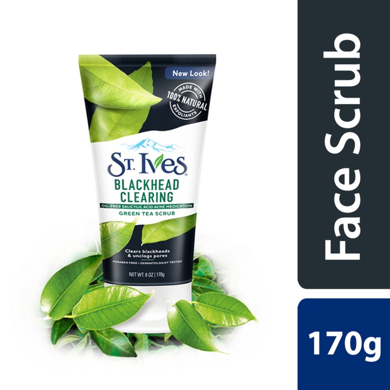 St. Ives Blackhead Clearing GreenTea & Bamboo Scrub